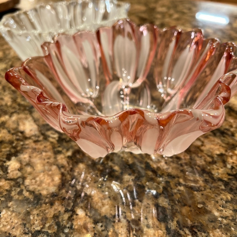 Glass Bowls - Tulip Design - Home Decor